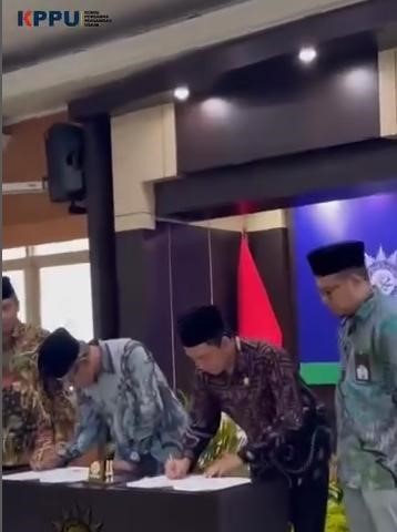 Penandatanganan Nota Kesepahaman (MoU) antara KPPU dan Pimpinan Pusat Muhammadiyah untuk Dukung Persaingan Usaha Strategis dan Memberantas Praktik Monopoli Usaha